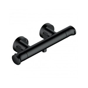 RAK Round Thermostatic Bar Shower Valve Matt Black