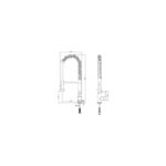 RAK Rome Pull Out Side Lever Kitchen Sink Mixer