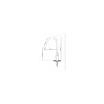 RAK Prague One Touch Pull Out Kitchen Sink Mixer