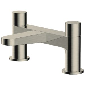 RAK Petit Round Bath Filler Brushed Nickel