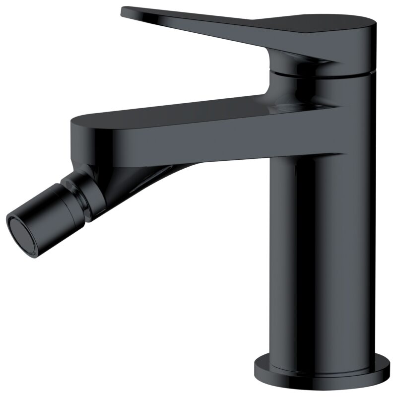 RAK Petit Round Bidet Mixer Matt Black RAK Petit Round Bidet Mixer Matt Black