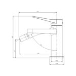 RAK Petit Round Bidet Mixer Brushed Nickel