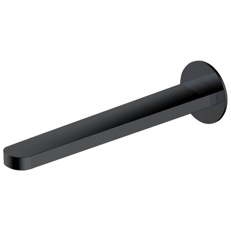 RAK Petit Round Bath Spout Matt Black