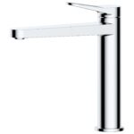 RAK Petit Round Mid Height Basin Mixer Chrome