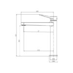 RAK Petit Round Mid Height Basin Mixer Chrome