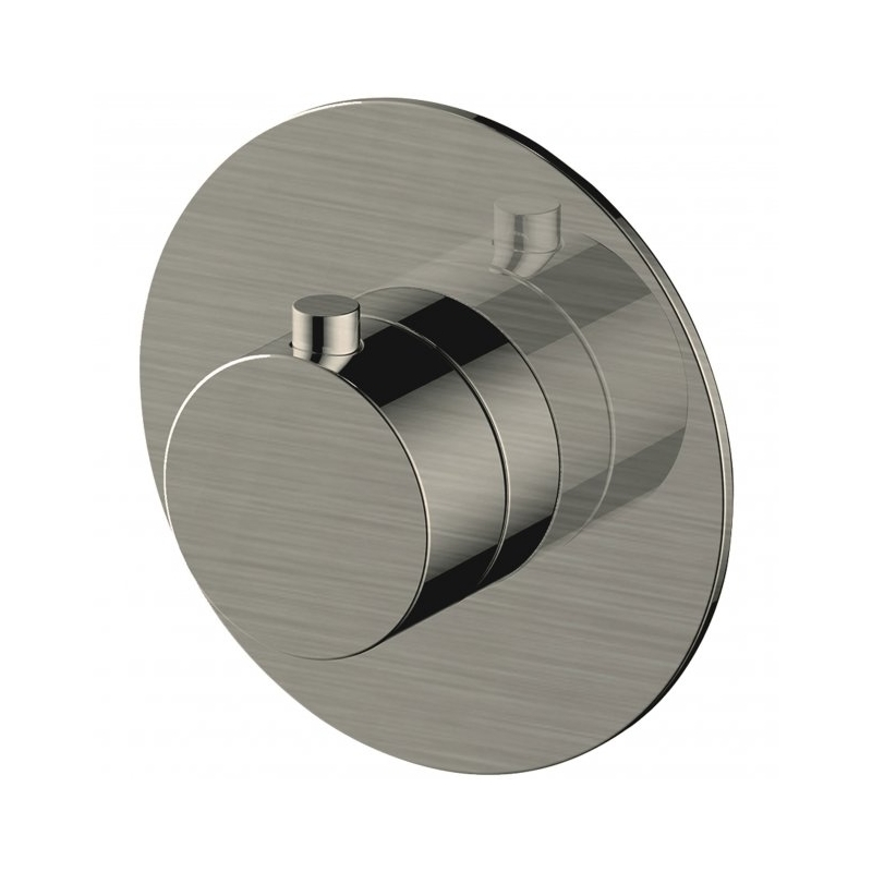 RAK Petit Round Thermostatic Concealed Shower Valve Brushed Nickel RAK Petit Round Thermostatic Concealed Shower Valve Brushed Nickel
