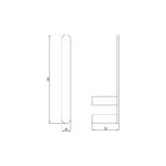RAK Petit Round Spare Paper Holder Chrome