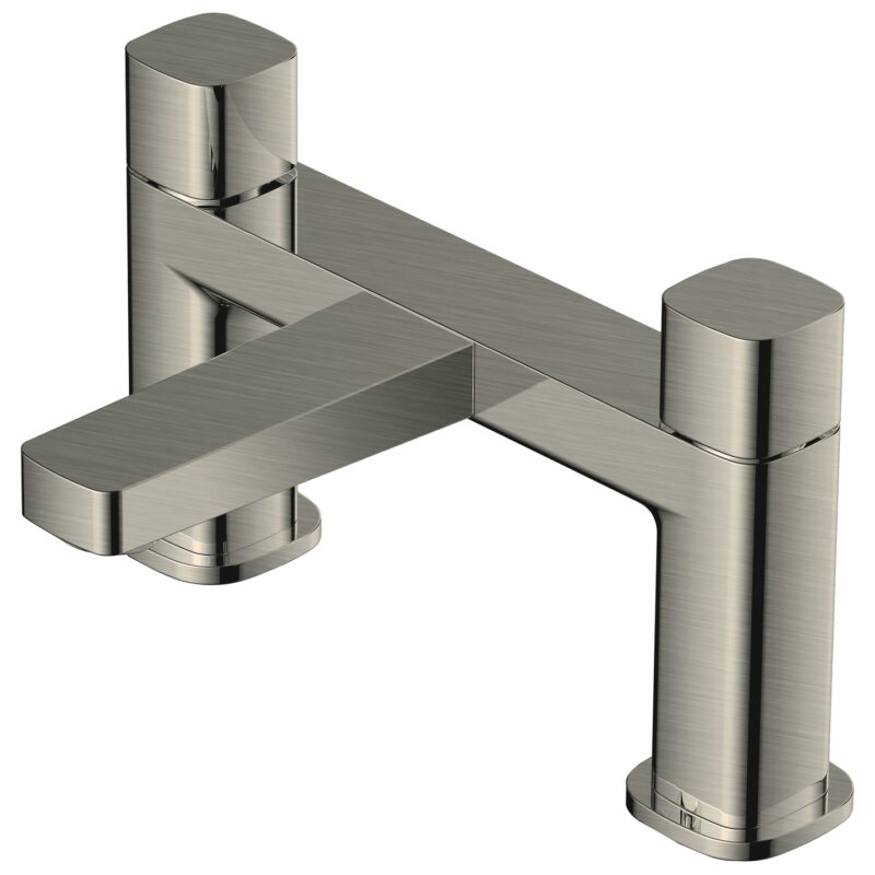 RAK Petit Square Bath Filler Brushed Nickel RAK Petit Square Bath Filler Brushed Nickel