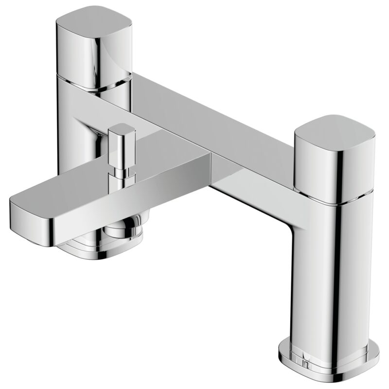 RAK Petit Square Bath Shower Mixer Chrome