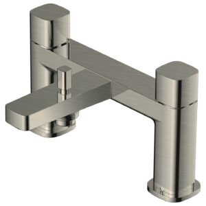 RAK Petit Square Bath Shower Mixer Brushed Nickel