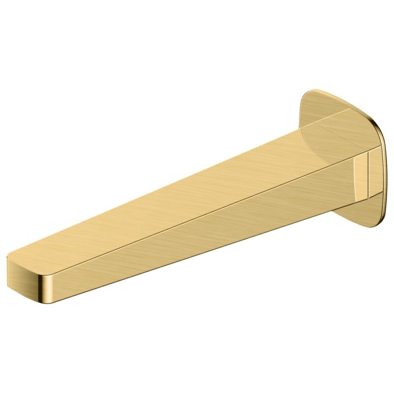 RAK Petit Square Bath Spout Brushed Gold