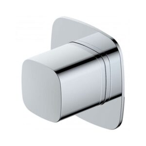 RAK Petit Square Concealed On/Off Valve Chrome