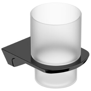 RAK Petit Square Tumbler Holder Matt Black