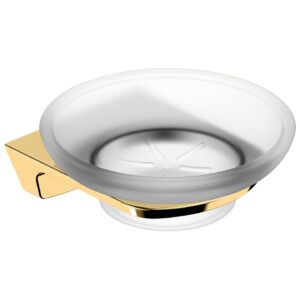 RAK Petit Square Soap Dish Holder Brushed Gold