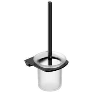 RAK Petit Square Toilet Brush Holder Matt Black