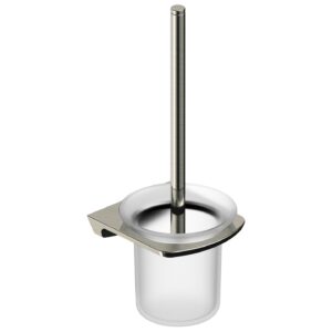 RAK Petit Square Toilet Brush Holder Brushed Nickel