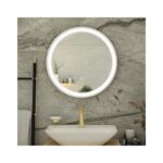 RAK Picture Round LED Mirror with Demister 800mm Chrome