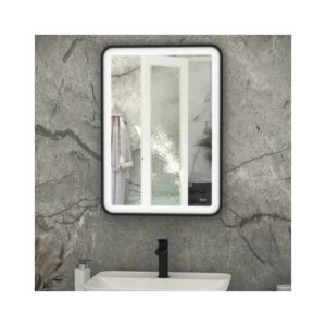 RAK Picture Soft LED Mirror with Demister 700x500mm Matt Black