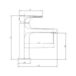 RAK Portofino Standard Basin Mixer Tap Chrome