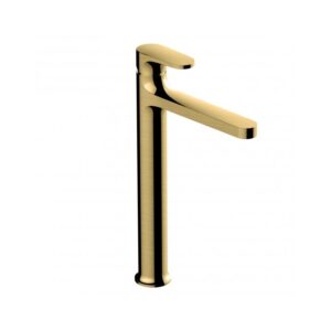 RAK Portofino Tall Basin Mixer Brushed Gold