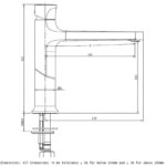 RAK Positano Tall Basin Mixer Chrome