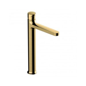 RAK Positano Tall Basin Mixer Brushed Gold