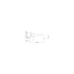 RAK Prima Tech Wall Mounted Spout