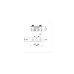 RAK Prima Tech Dual Outlet Shower Valve with Back Plate (Horizontal)