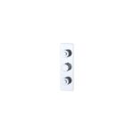 RAK Prima Tech Dual Outlet Shower with Back Plate (Vertical)