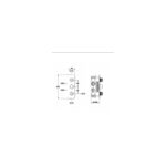 RAK Prima Tech Dual Outlet Shower with Back Plate (Vertical)