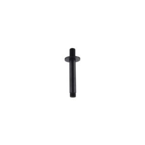 RAK 250mm Brass Ceiling Shower Arm Round Black