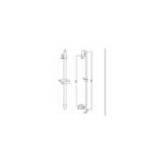 RAK Square Slide Rail Kit with 3 Function Head & Wall Outlet Chrome