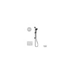 RAK Slide Rail Kit with 3 Function Head & Wall Outlet Black