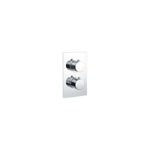 RAK Round Single Outlet, 2 Handle Thermostatic Shower Valve