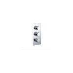 RAK Round Triple Outlet, 3 Handle Thermostatic Shower Valve