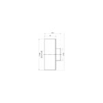 RAK Exposed Round Shower Bar Mixer Easy Fitting Kit (Pair)