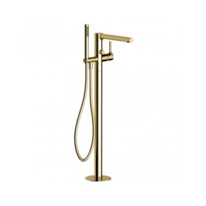RAK Sorrento Freestanding Bath Shower Mixer Brushed Gold