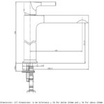 RAK Sorrento Mid Height Basin Mixer Tap Chrome
