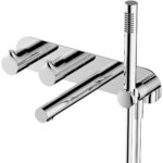 RAK Sorrento Horizontal Shower Valve with Handset & Spout Chrome