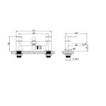 RAK Tonique Bath Shower Mixer Tap