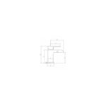 RAK Art Cubis Waterfall Mono Basin Mixer (No Waste)