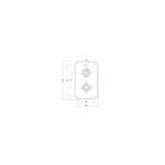 RAK Washington Single Outlet Thermostatic Shower Valve