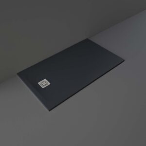 RAK Feeling Shower Tray Solid Black 80x140cm