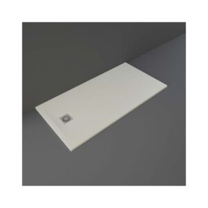 RAK Feeling Rectangular Shower Tray 1600x800mm Solid Greige