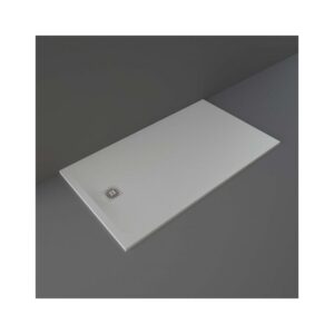 RAK Feeling Rectangular Shower Tray 1600x900mm Solid Grey
