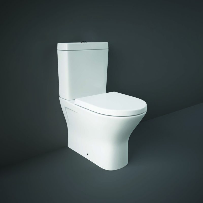 RAK Resort Mini Rimless Back To Wall WC Pack with Seat
