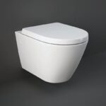 RAK Resort Rimless Wall Hung Pan with Soft Close Toilet Seat