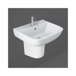 RAK Series 600 520mm 1 Hole Basin & Semi Pedestal