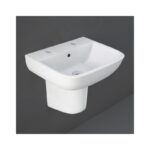 RAK Series 600 520mm 2 Hole Basin & Semi Pedestal