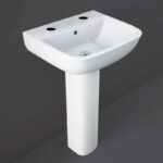 RAK Series 600 52cm Basin 2 Tap Holes
